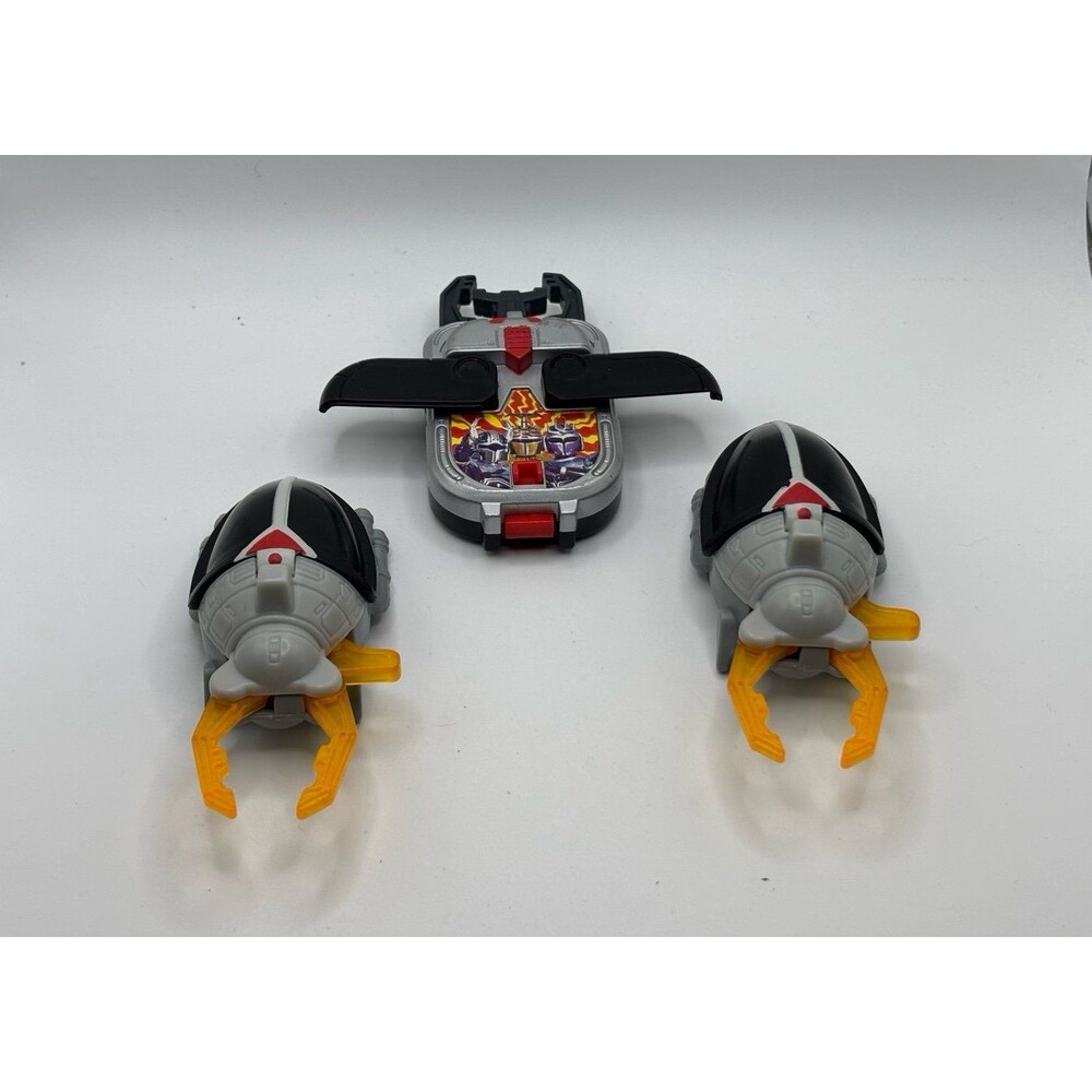 Lot of 3 Vintage Saban Beetleborgs Metallix Toy 1996 Morphers